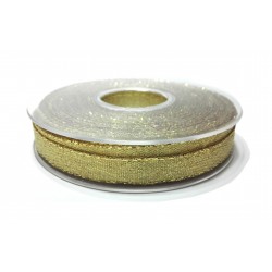 Gold Lurex Ribbon - Size 9 mm